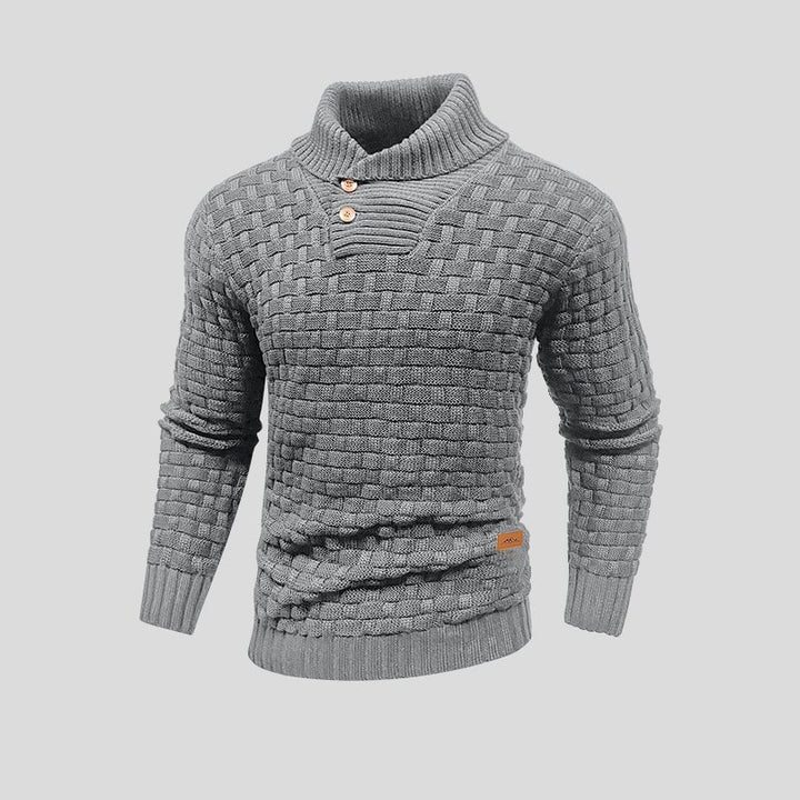 Basketweave Pullover Sweater