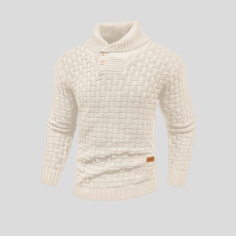 Basketweave Pullover Sweater