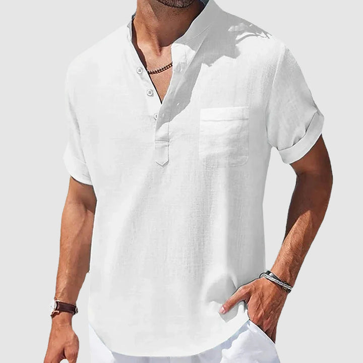 Short Sleeve Henley
