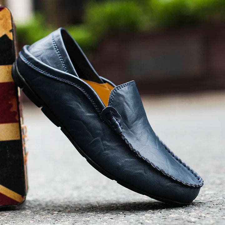 Lux Leather Moccasins