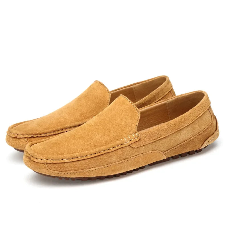 Premium Suede Driver Loafers
