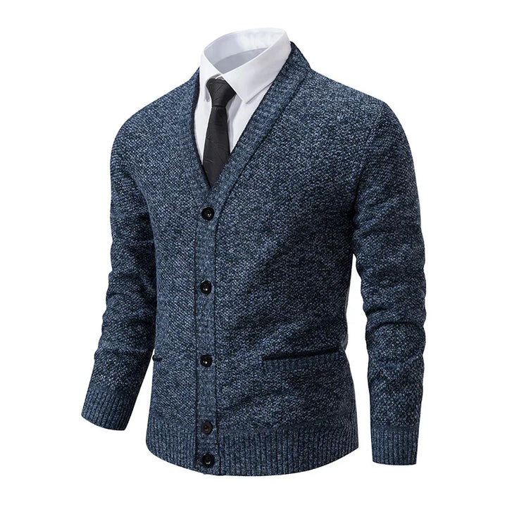 Knitted Buttoned Cardigan