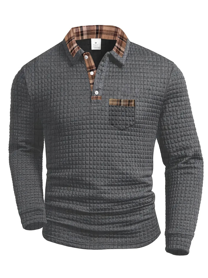 Waffle Textured Polo
