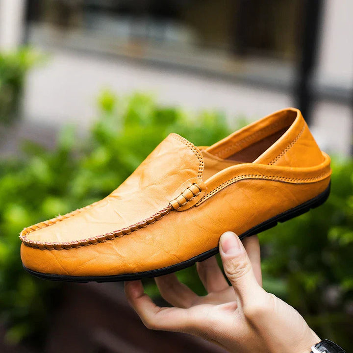 Lux Leather Moccasins