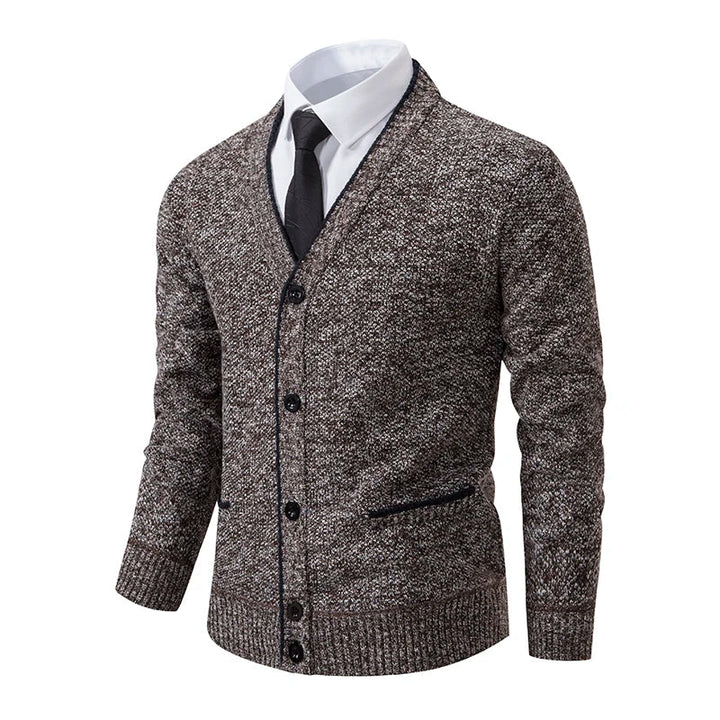 Knitted Buttoned Cardigan