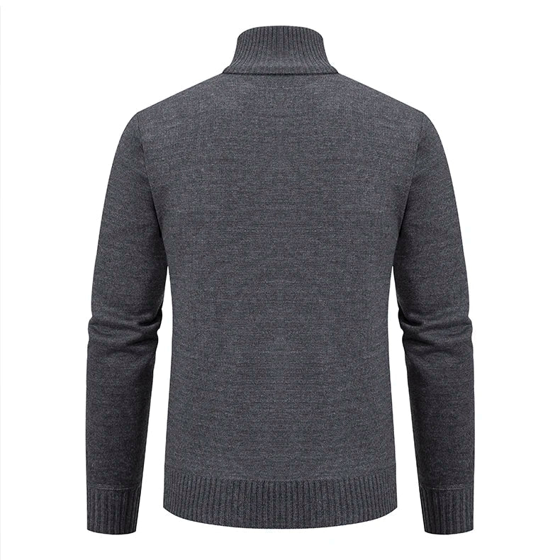 Zip-Up Cable Cardigan
