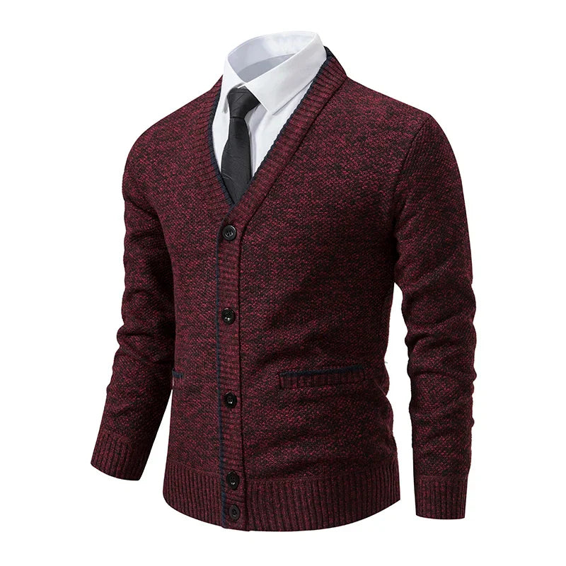 Knitted Buttoned Cardigan