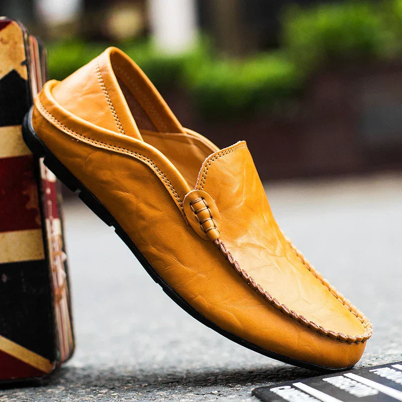 Lux Leather Moccasins