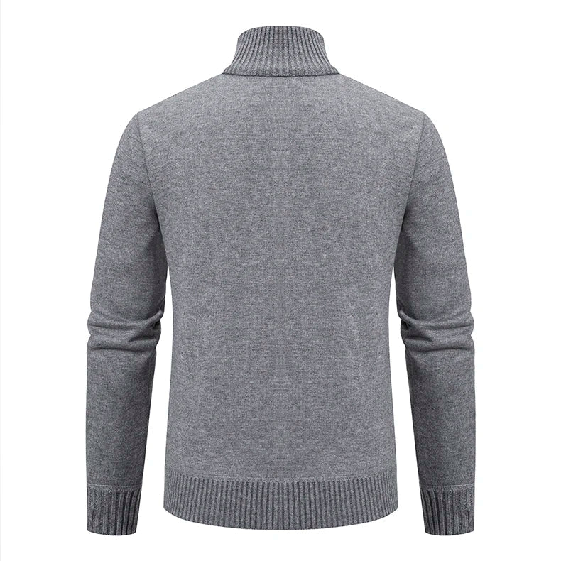 Zip-Up Cable Cardigan