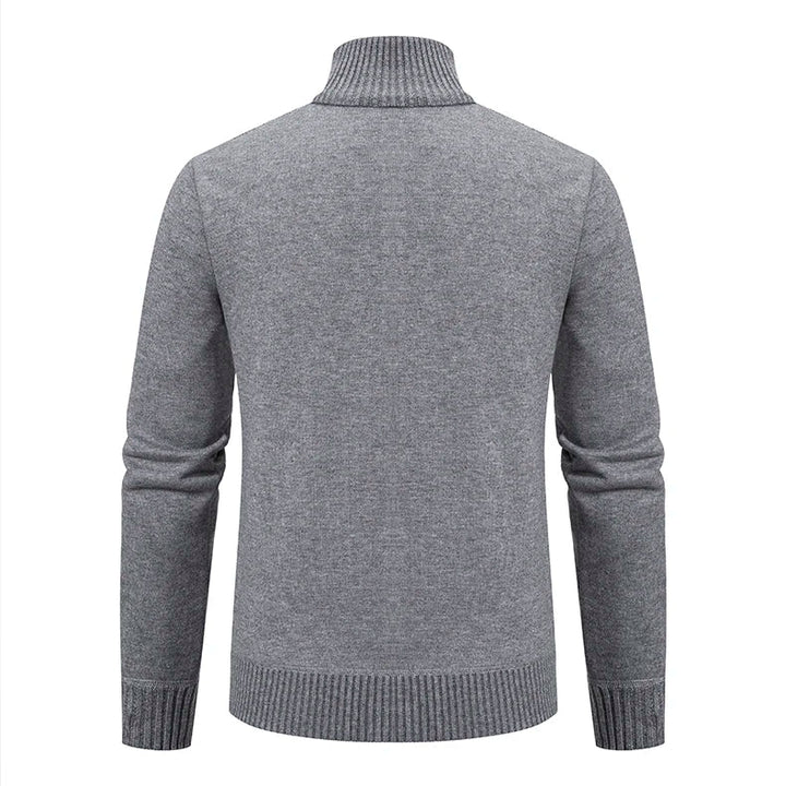 Zip-Up Cable Cardigan
