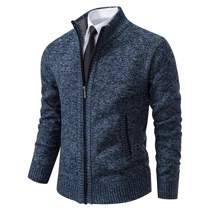Zip-Up Cardigan Sweater