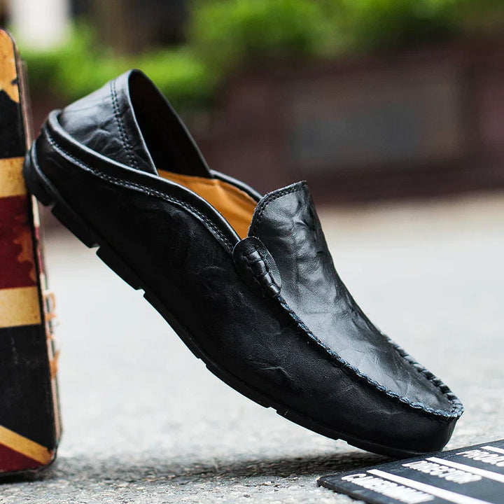 Lux Leather Moccasins