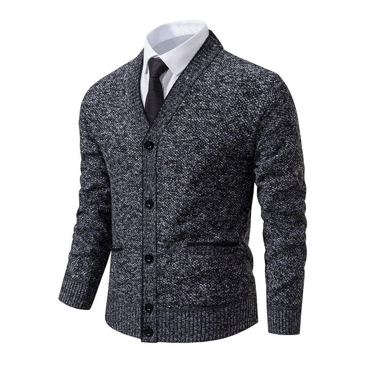 Knitted Buttoned Cardigan