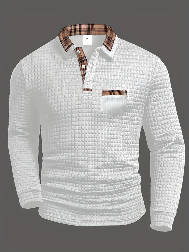 Waffle Textured Polo