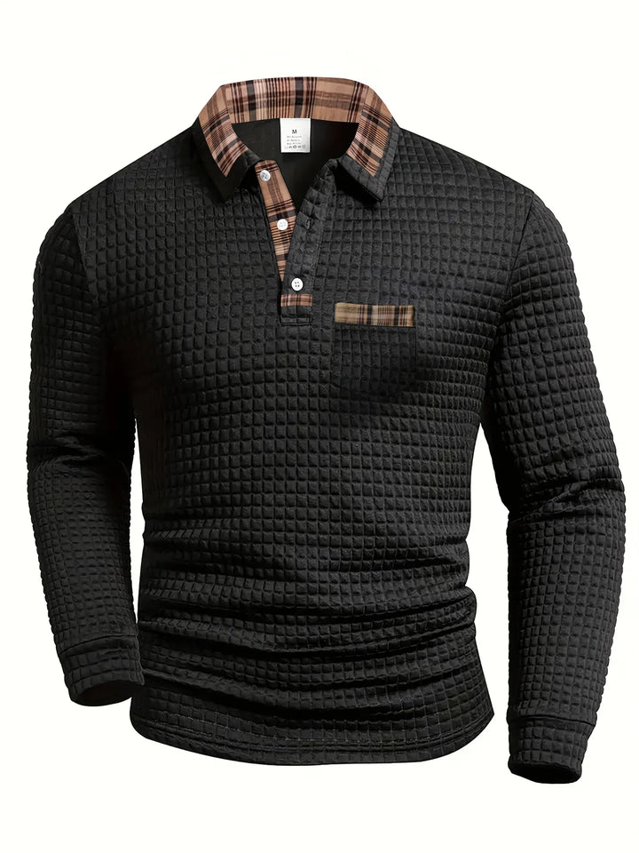 Waffle Textured Polo
