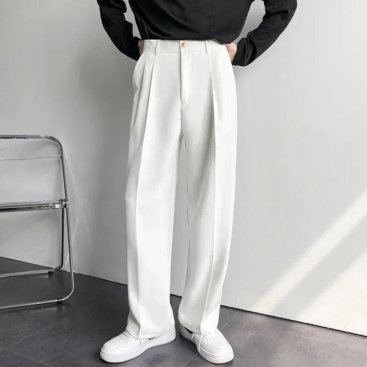 Pleated Wide Trousers