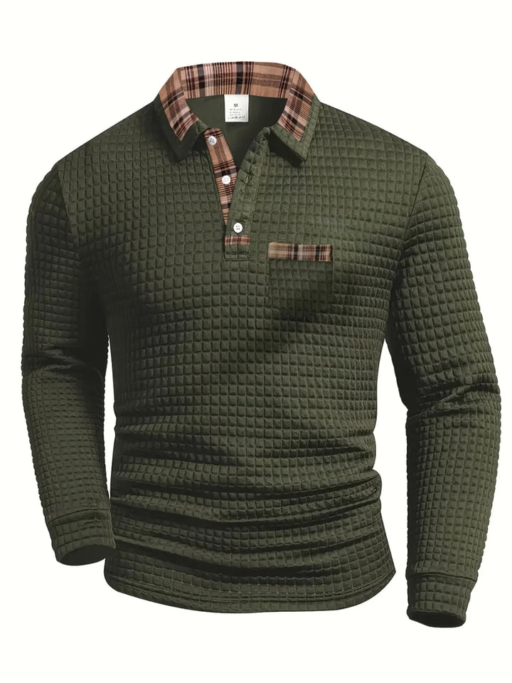 Waffle Textured Polo