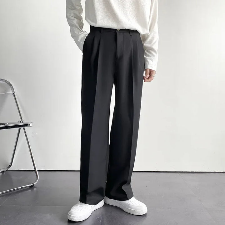 Pleated Wide Trousers