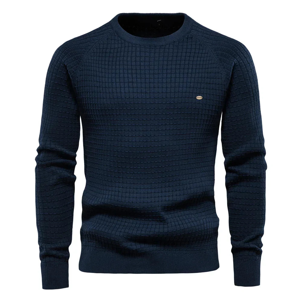 Waffle Knit Pullover
