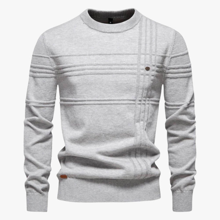 Textured Crewneck Sweater