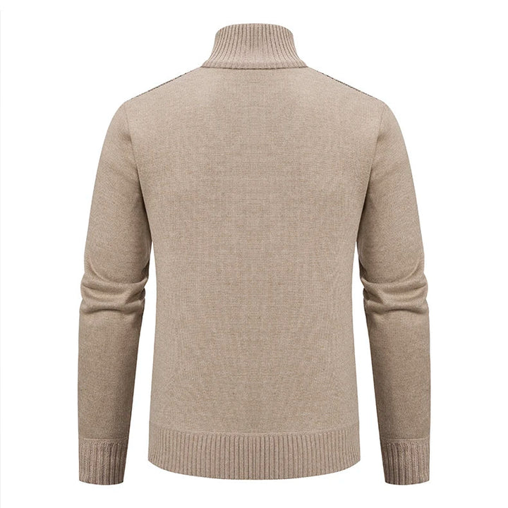 Zip-Up Cable Cardigan