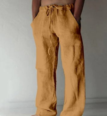Premium Linen Wide Leg Trousers