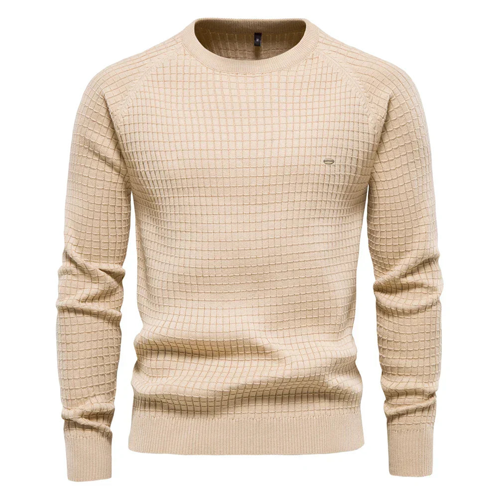 Waffle Knit Pullover