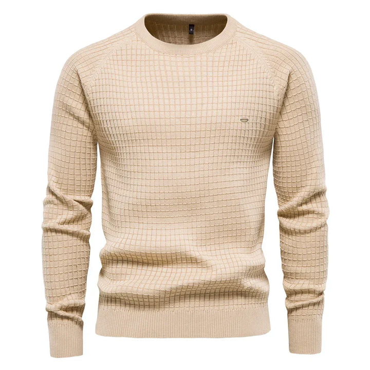 Waffle Knit Pullover