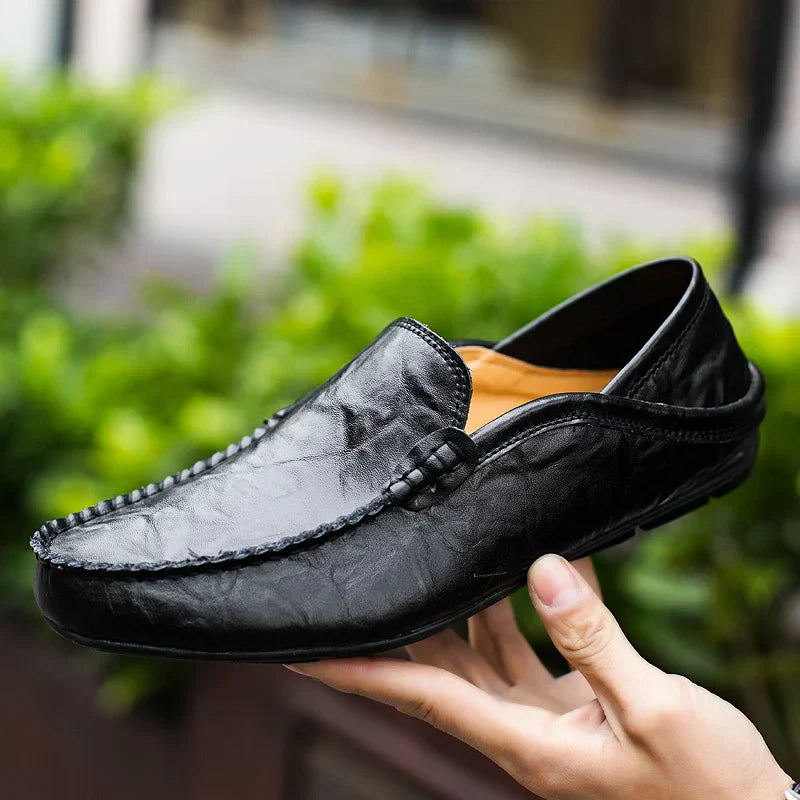 Lux Leather Moccasins