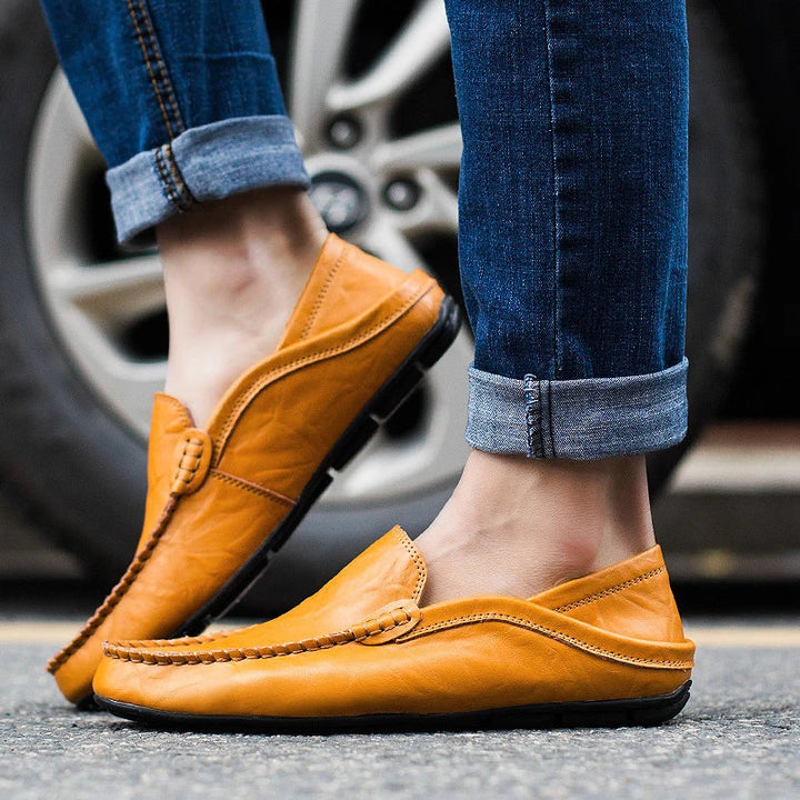 Lux Leather Moccasins