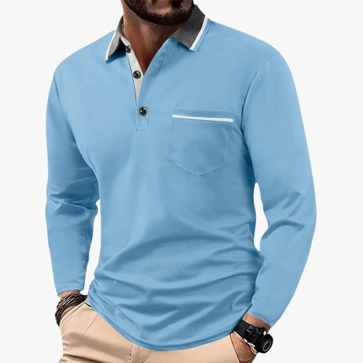 Contrast Pique Polo