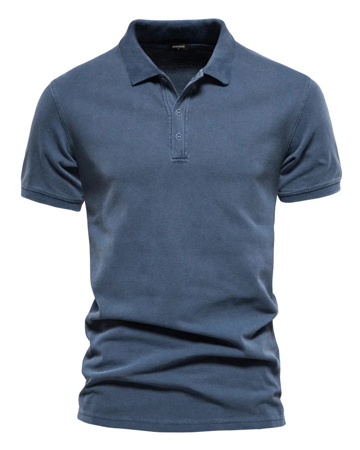 Washed Pique Polo