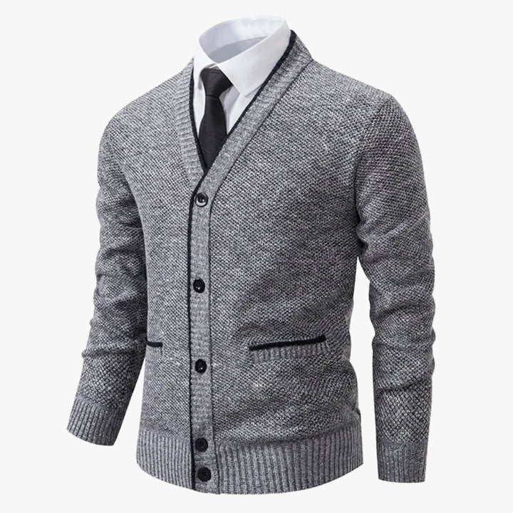 Knitted Buttoned Cardigan