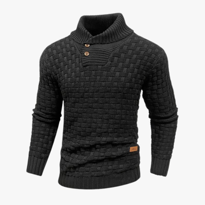 Basketweave Pullover Sweater