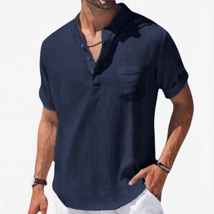 Short Sleeve Henley