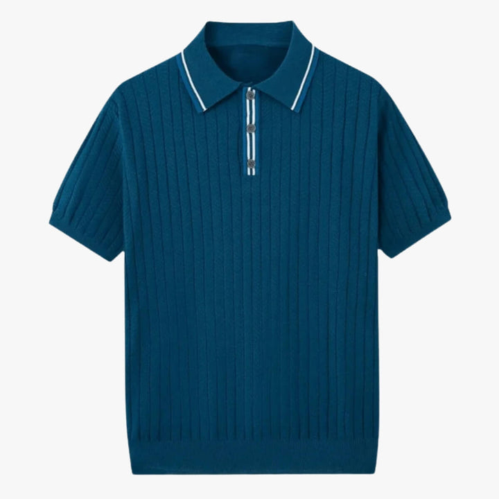 Knitted Chevron Polo