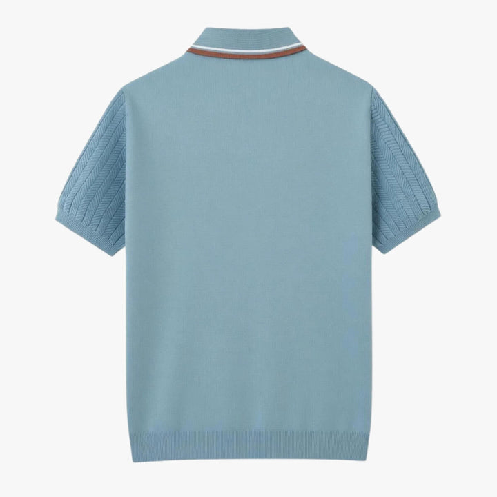 Knitted Chevron Polo