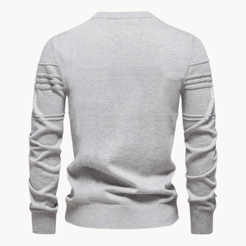Textured Crewneck Sweater
