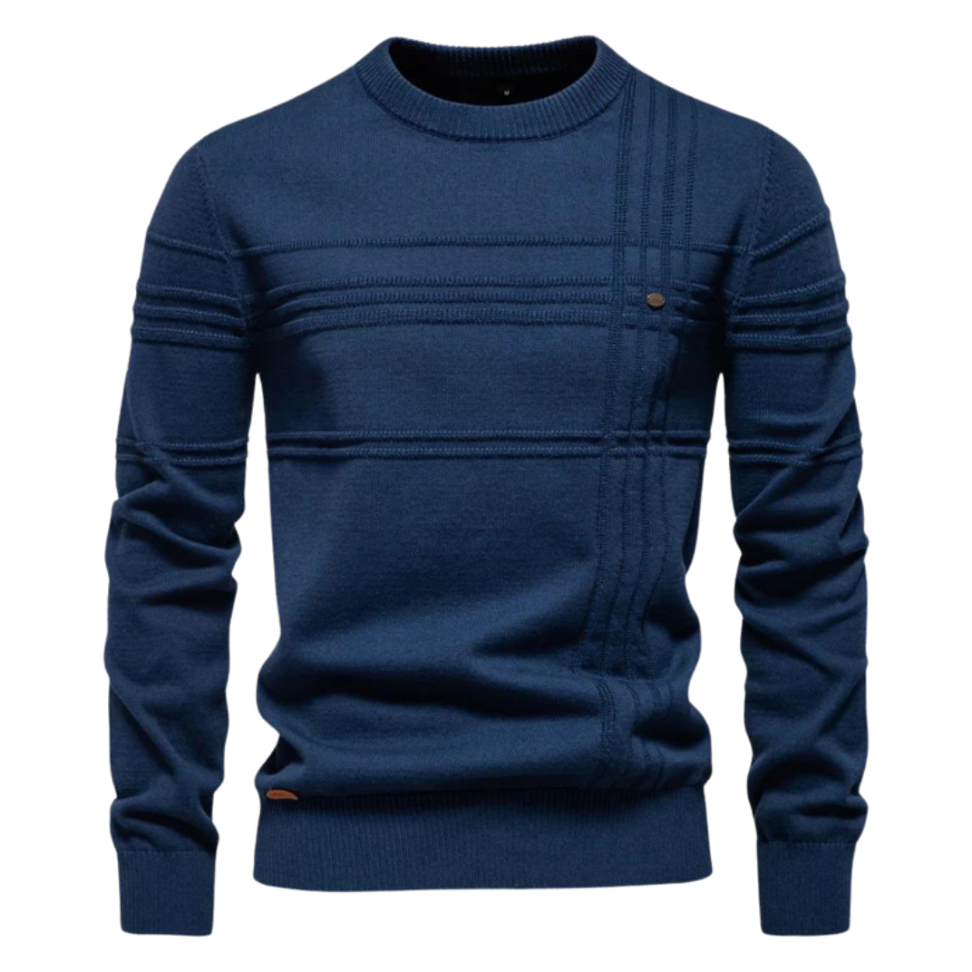 Textured Crewneck Sweater