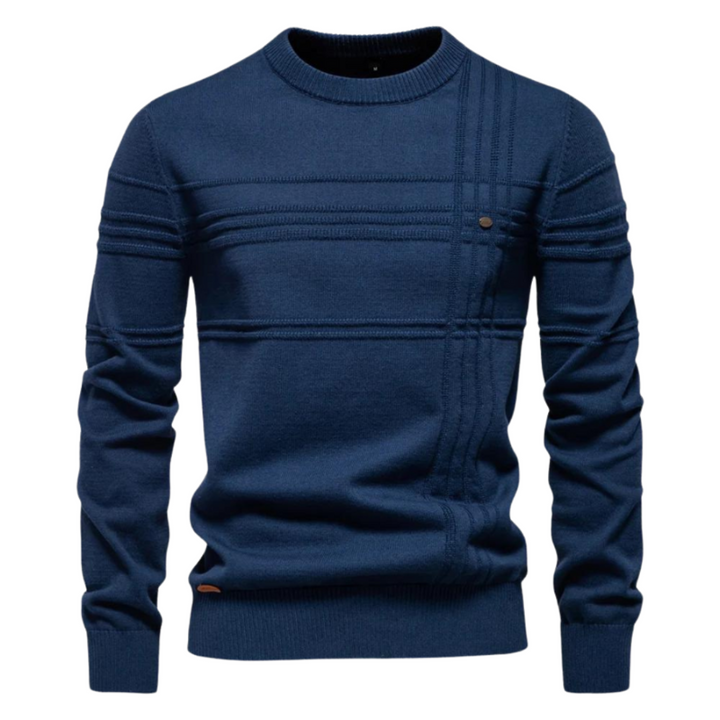 Textured Crewneck Sweater