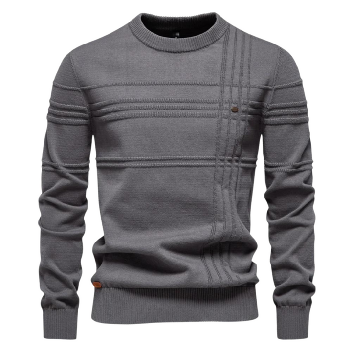 Textured Crewneck Sweater