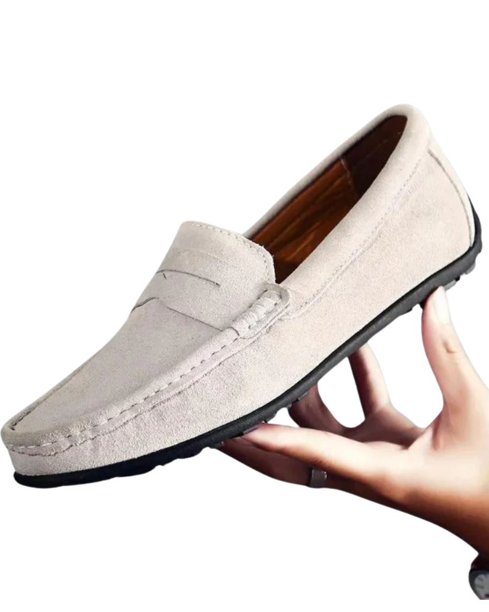 Suede Driving Loafers
