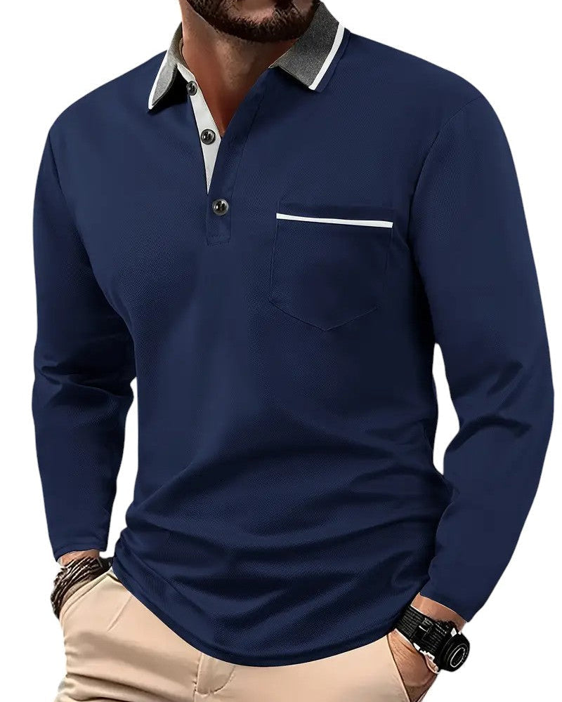 Contrast Pique Polo