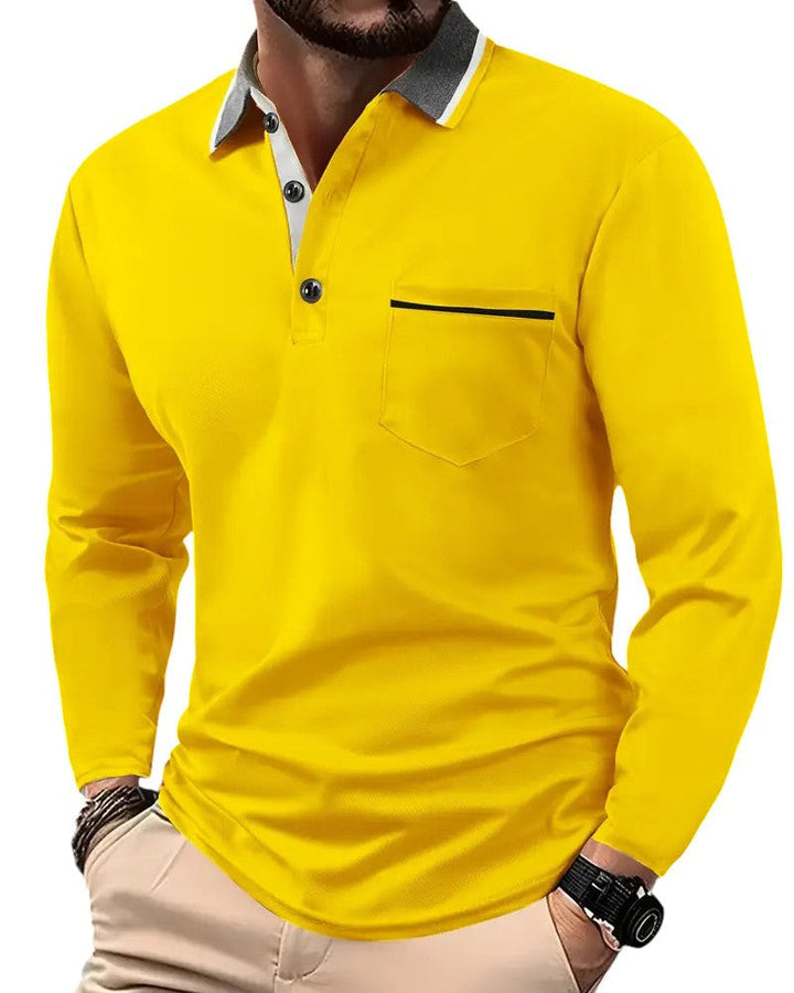 Contrast Pique Polo