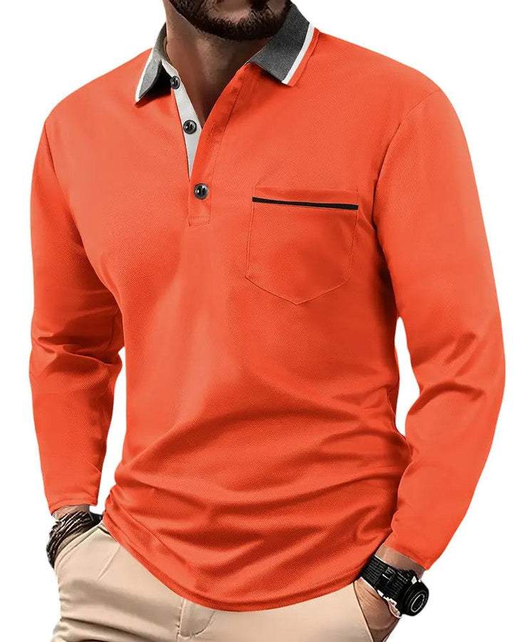 Contrast Pique Polo