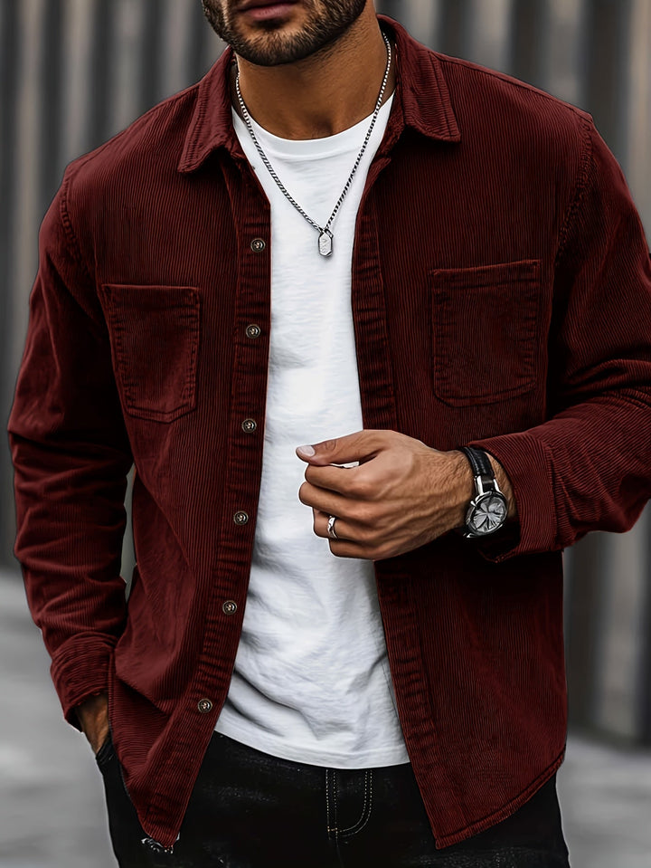 Corduroy Overshirt Jacket
