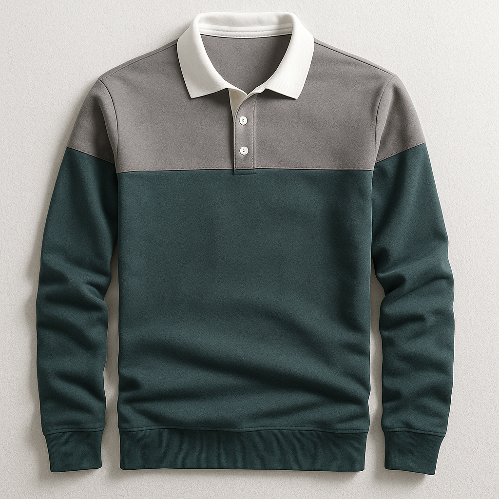 Long-Sleeve Rugby Polo