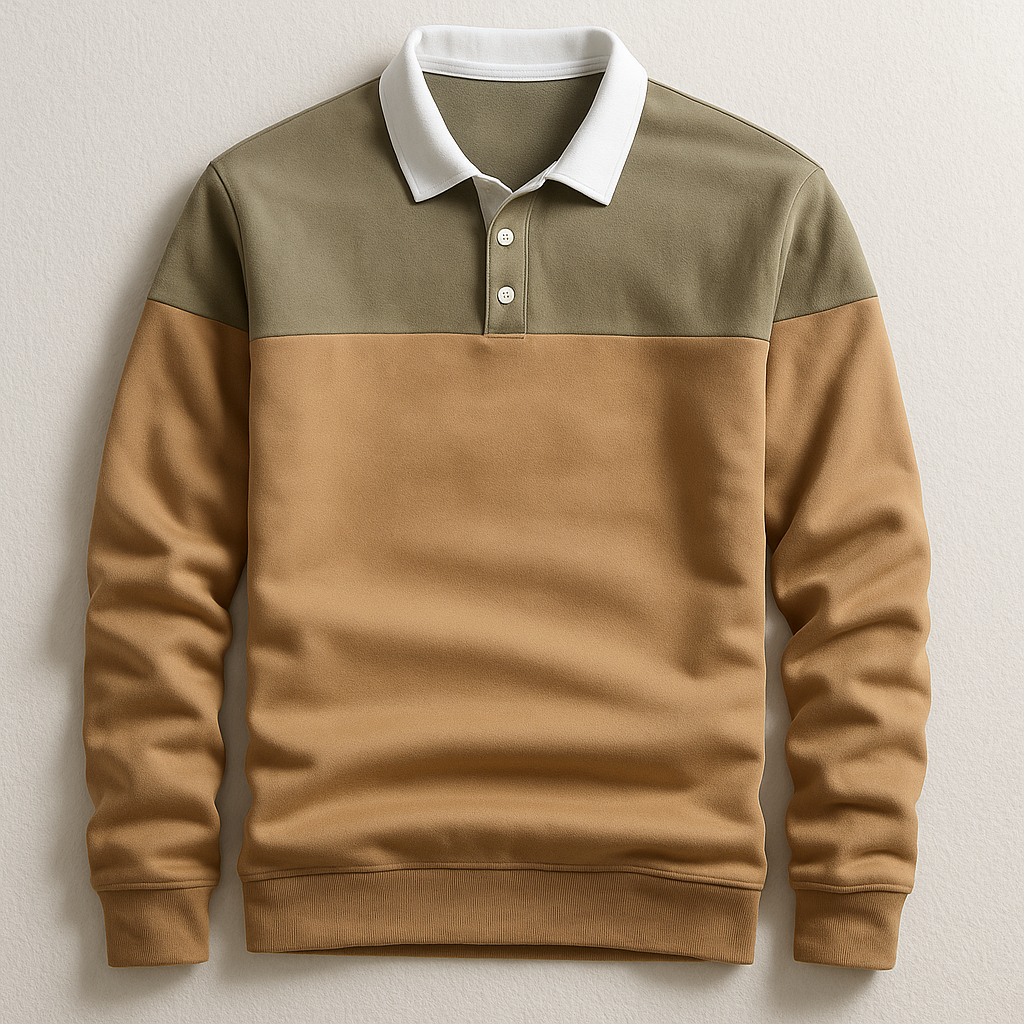 Long-Sleeve Rugby Polo