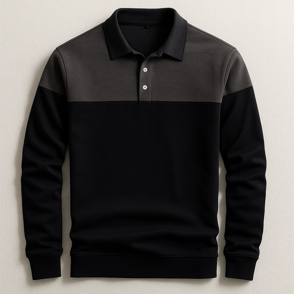 Long-Sleeve Rugby Polo