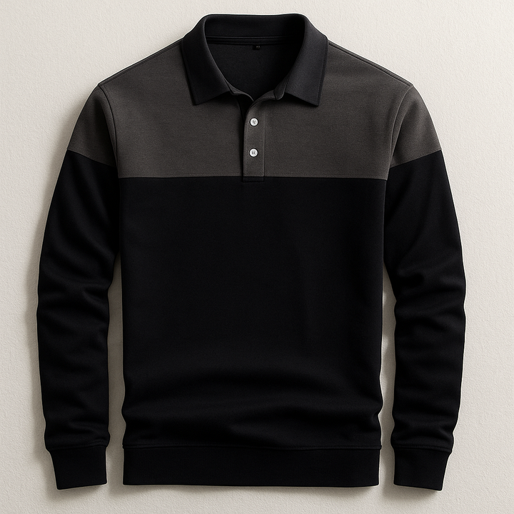 Long-Sleeve Rugby Polo